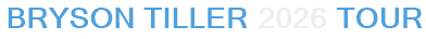 Bryson Tiller 2026 Tour
