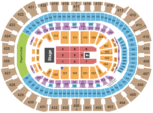 Capital One Arena Bryson Tiller Seating Chart